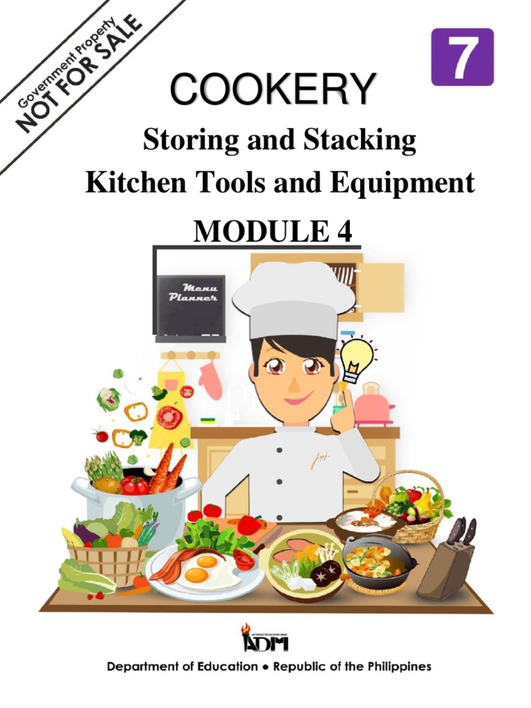 TLE7 HE COOKERY Mod4 Storing Stacking Kitchen Tools and