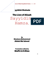 Sayyidina Hamzah Ra The Lion of Allah