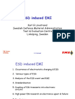 ESD Induced EMI: Understanding and Mitigating Electromagnetic Interference from Electrostatic Discharge
