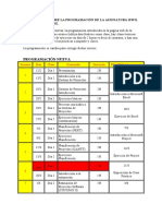 Programa Asignatura