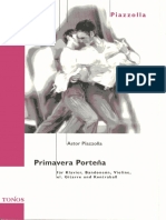 Piazzolla - Primavera Portena - Quintet (Piano, Bandoneon, Violin, Guitarra, Contrabajo)