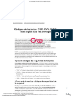 Qué Son Los Códigos CVV, CSC o CVV2 de Las Tarjetas - Open News