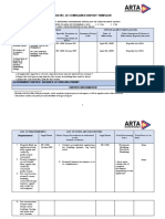 Administrative Order No. 23 Compliance Report Template