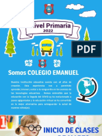 Colegio Emanuel  - NIVEL PRIMARIA 2022