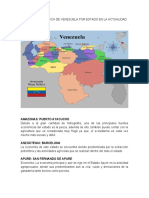 Actividad Económica de Venezuela Por Estado en La Actualidad
