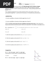 PreCalculus FINALS EXAM