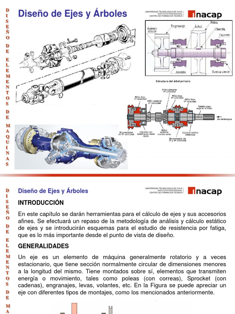 Diseño de Ejes y Árboles en Ingeniería | PDF | Doblar | Acero
