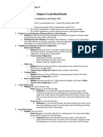 Chapter 5 Cram Sheet