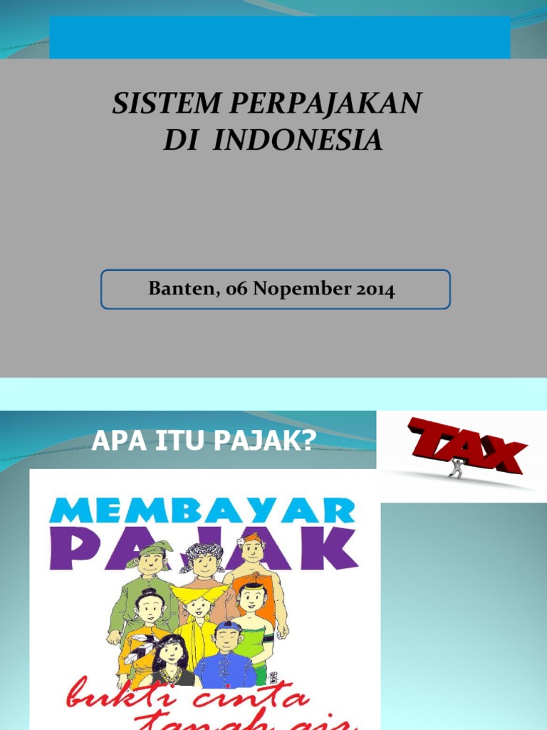 Sistem Perpajakan Indonesia | PDF