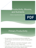 Primary Productivity, Blooms, and Nutrients