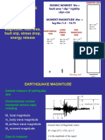 8: Earthquake Source Parameters Magnitude, Fault Area, Fault Slip, Stress Drop, Energy Release