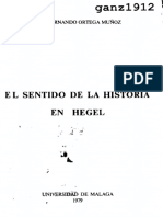 ORTEGA MUÑOZ, J. F. - El Sentido de La Historia en Hegel (OCR) (Por Ganz1912)