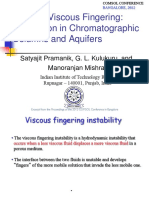 Miscible Viscous Fingering: Application in Chromatographic Columns and Aquifers