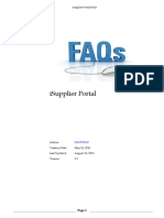 I Supplier Portal F Aqs