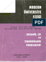 Modern Üniversite Fiziği Cilt 1 ÇÖZÜMLERİ, Richards, Sears, Wehr, Zemansky