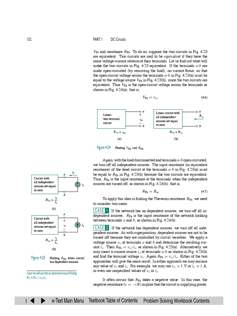 Thevenin Equivalent Circuit Analysis | PDF | Electrical Network ...