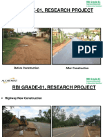 Rbi Grade-81, Research Project: Rural Road