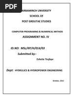 Programming Assignment (1) Solution