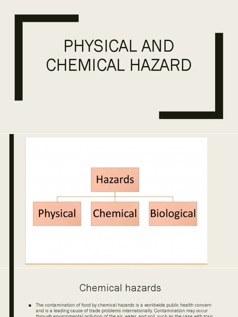 Chemical Hazards in Food Safety | PDF | Foods | Shellfish