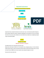 Responsible Tourism Kerala: Project Outline