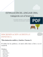 Estimulacion Del Lenguaje Fonema G