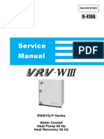 Daikin VRV RWEYQ Water Cooled - Service Manual