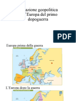 Europa Post-Bellica (I Guerra Mod.)