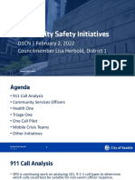 Community Safety Initiatives: D1CN - February 2, 2022 Councilmember Lisa Herbold, District 1
