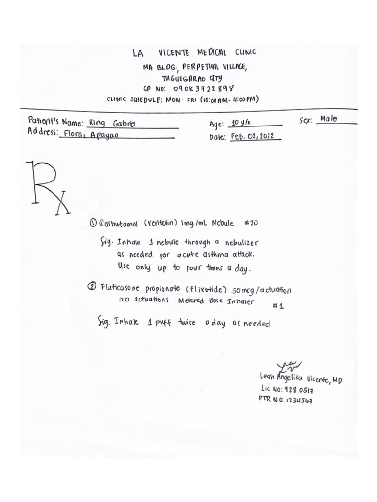 Prescription | PDF