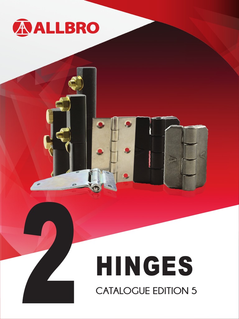 Hinges Catalogue Edition 5 PDF Screw Galvanization