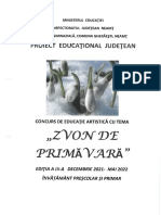 Proiect Educational Judetean IZVOR DE PRIMAVARA