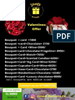 Valentines Offer: All Bouquets Are Medium Sized