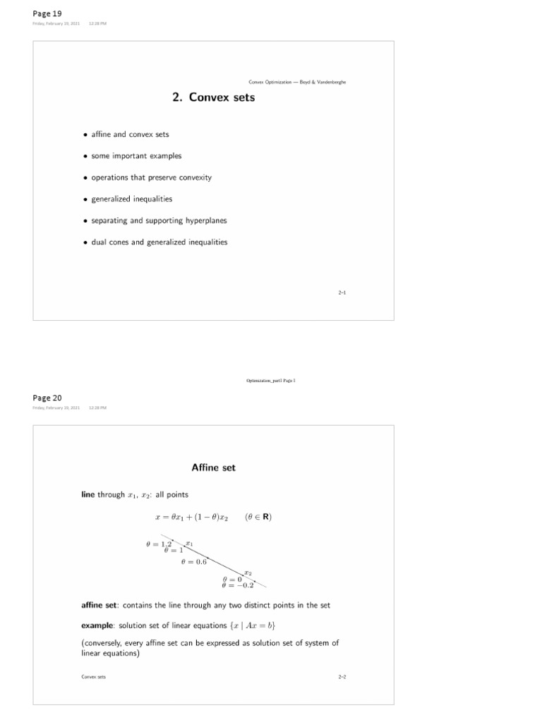 Optimization Part 1 Overview Pdf