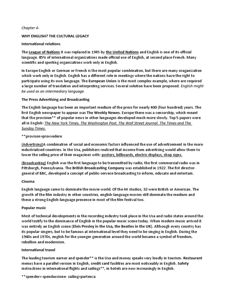 Chapter 4 of English As A Global Language | PDF | English Language ...