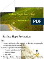 Surface slope protection methods