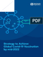 Strategy To Achieve Global Covid 19 Vaccination by Mid 2022
