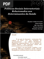 Políticas Sociais Intersetoriais Relacionados aos Determinantes da Saúde