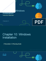 Chapter 10: Windows Installation: Instructor Materials
