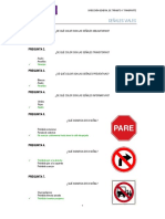 Examen Transito Categoria B (Autos)