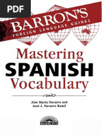 Mastering Spanish Vocabulary A Thematic Approach by José María Navarro Axel J. Navarro Ramil