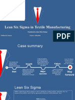 Lean Six Sigma in Textile Industry