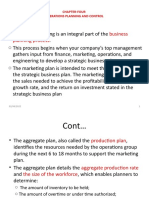 Business Planning Process: Chapter-Four Operations Planning and Control
