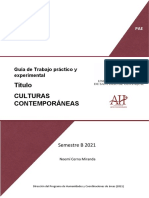 Guía de trabajo Práctico Experimental  CULTURAS CONTEMPORÁNEAS (COMPAÑ
