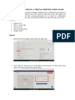 Share Files Using Zoom Screen Sharing