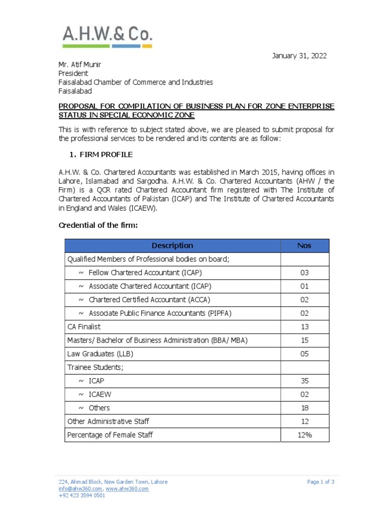 224, Ahmad Block, New Garden Town, Lahore +92 423 3594 0501 Page 1 of 3