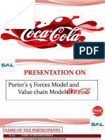 Coca Cola Poters Five Model Presentation 