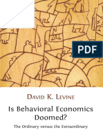 Is Behavioral Economics Doomed