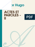 Actes Et Paroles - II - Hugo, Victor @EpubsFR