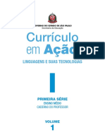 Currículum Em Ação - Linguagens - Vol 1 - Professor