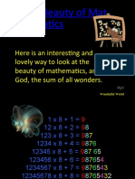 The Beauty of Mathematics (Week 1 3)